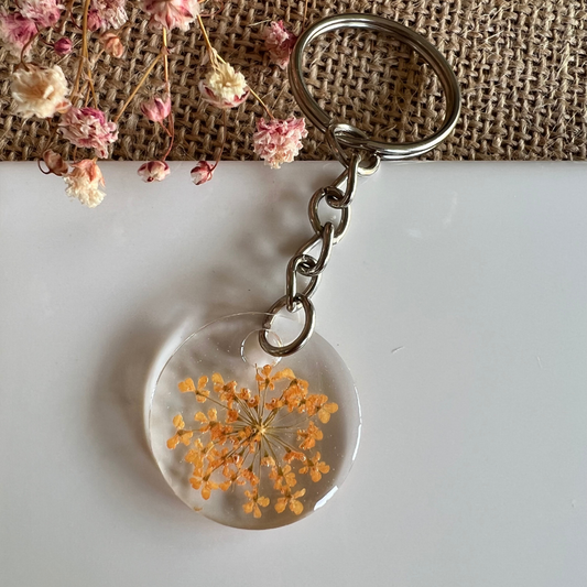 Queen Anne’s Lace Keyrings