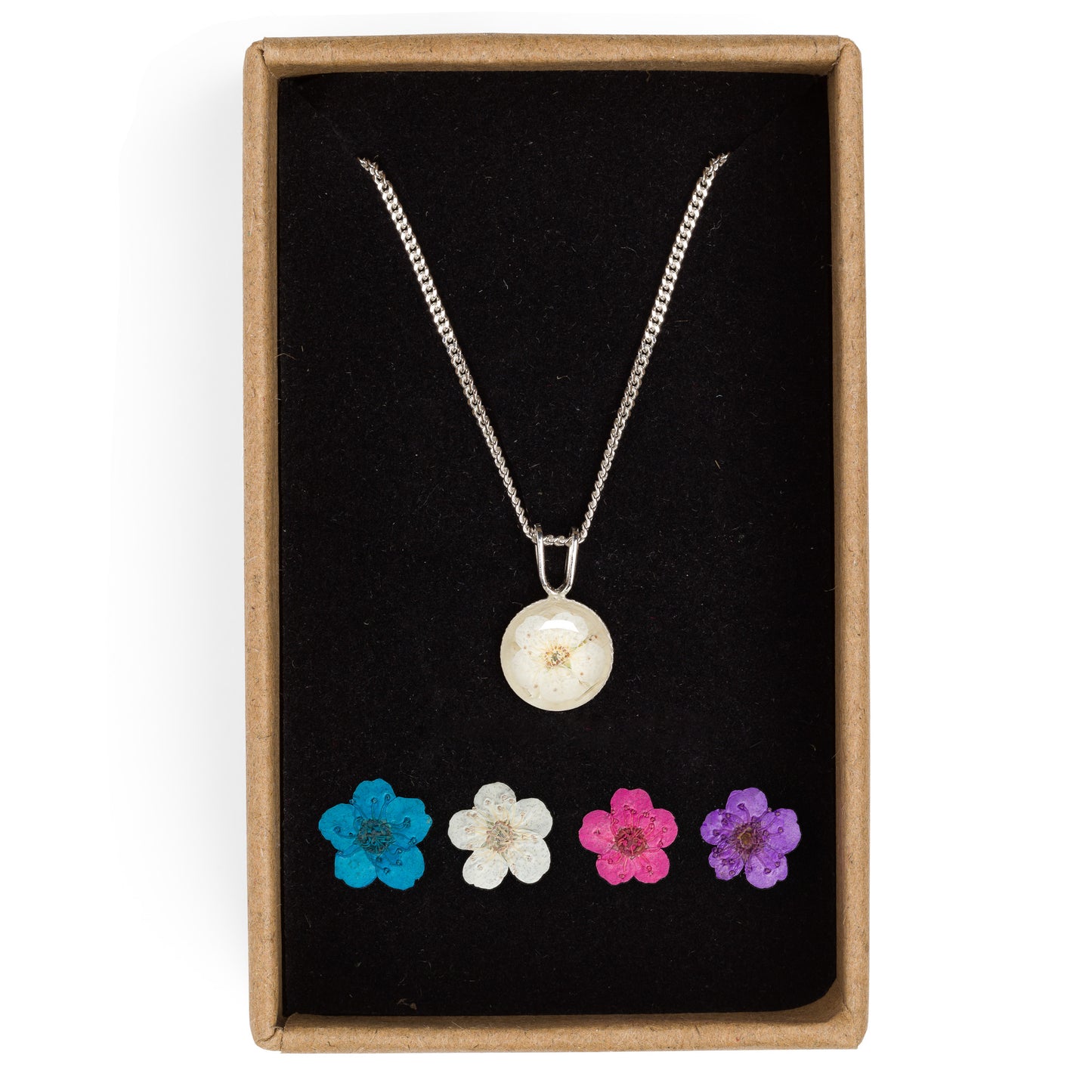 White Cherry Blossom Necklace